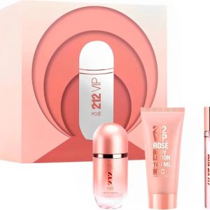 212 VIP ROSE ESTUCHE EAU DE PARFUM VAP80ML+BODY 100ML+MINI 10ML
