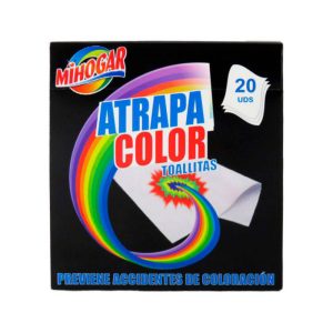 MIHOGAR TOALLITAS ATRAPA COLOR 20 UDS