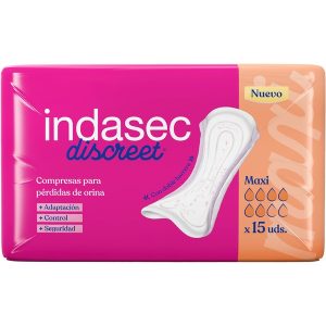 INDASEC DISCREET MAXI 15 UDS.