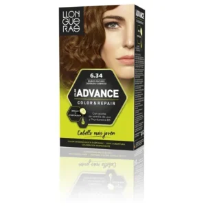 Llongueras color advance 6.34 Rubio oscuro dorado cobrizo